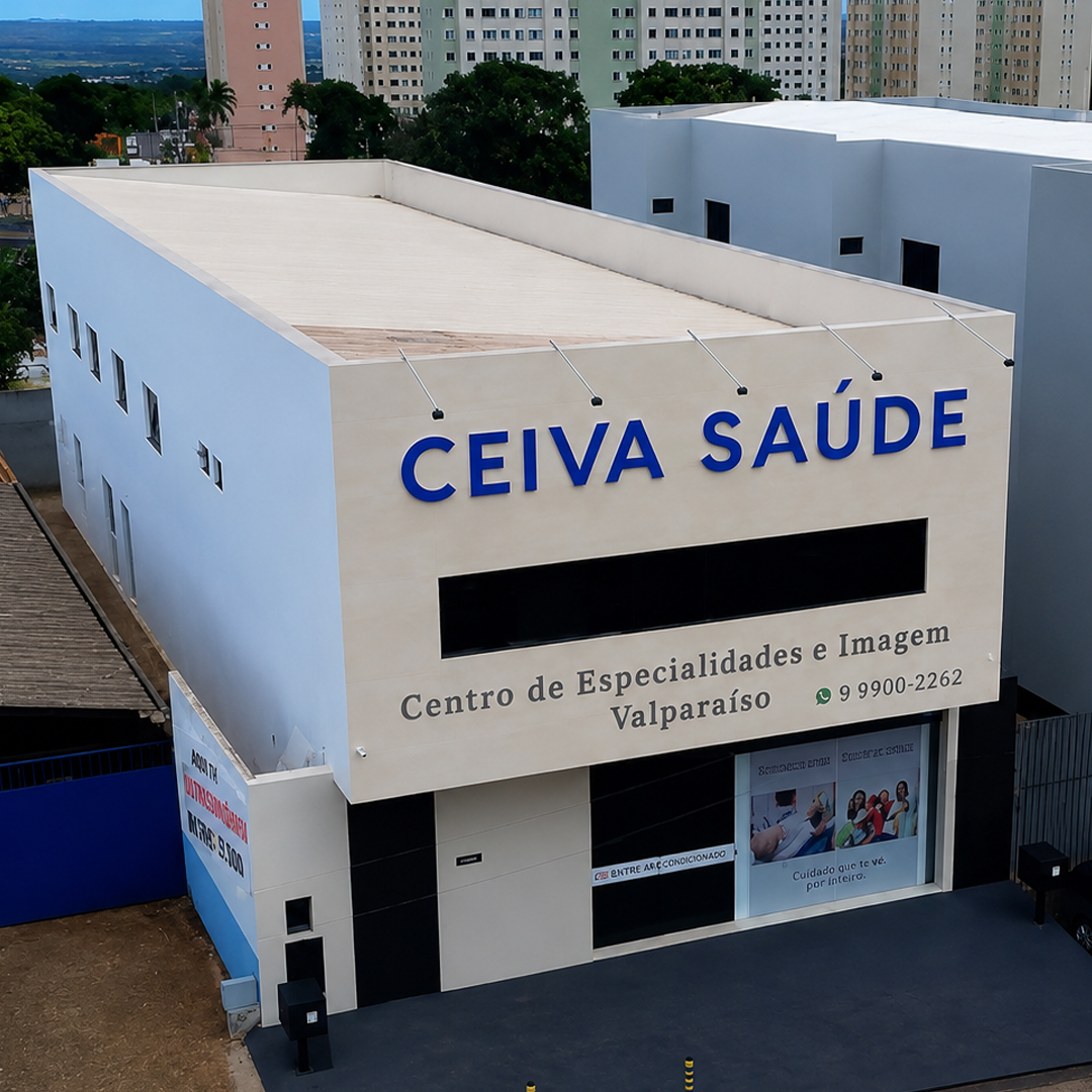 Fachada da Ceiva Saúde em Valparaíso de Goiás